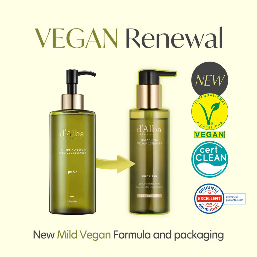 D’Alba Balancing Vegan Cleanser 200 ml / 6.76 fl. oz.