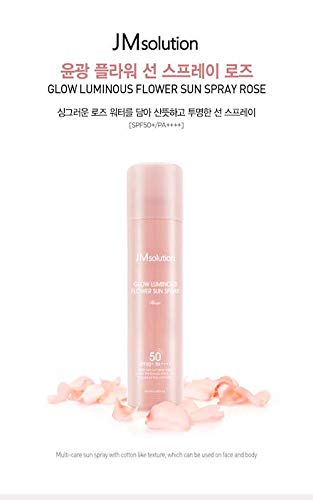 JMsolution Glow Luminous Flower Sun Spray Rose 180 ml