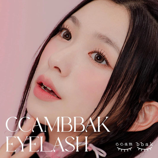 CCAMBBAK Original Light/Thick Eyelashes (8mm Light (Black), 1Point)