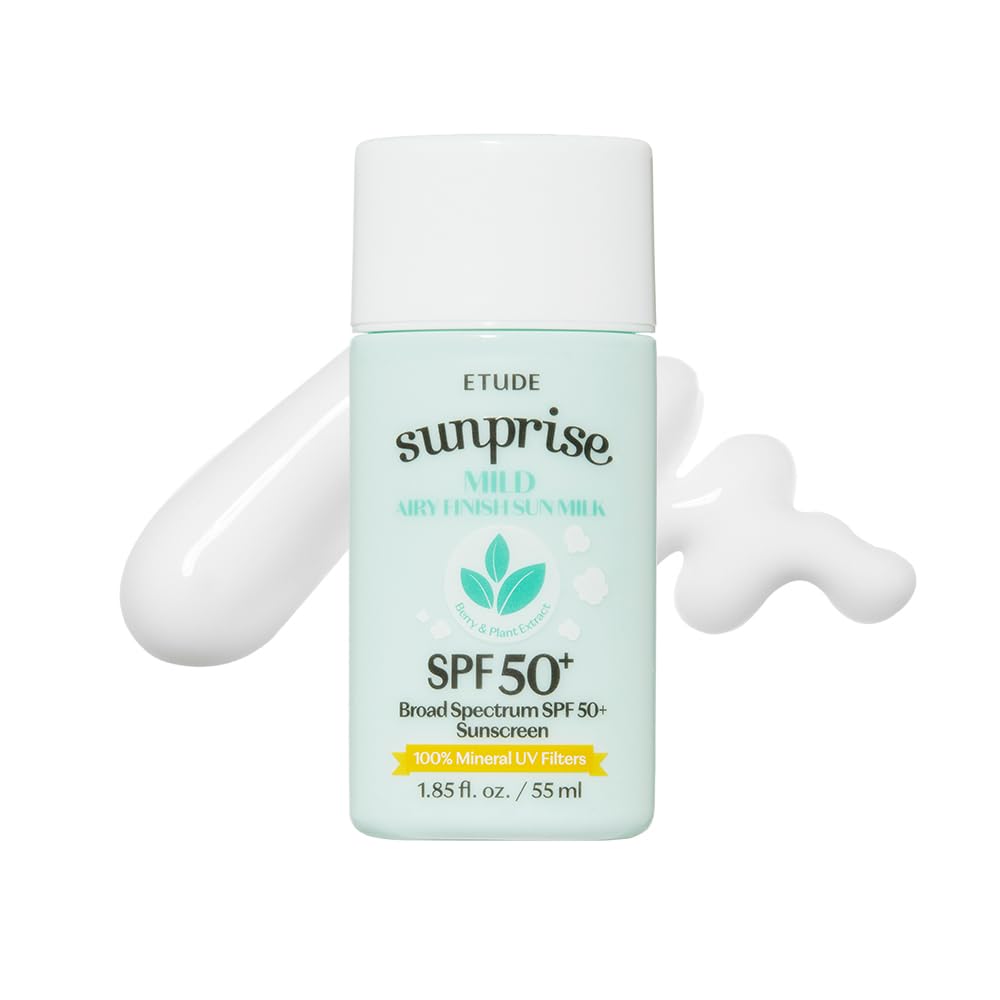 ETUDE Sunprise Mild Airy Finish Sun Milk SPF50+ | Long Lasting Protection
