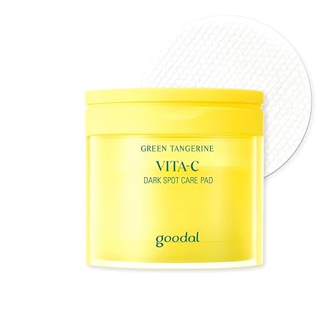 Goodal Green tangerine vita-c dark spot care pad 160 ml / 5.41 fl.oz. / 70 pads