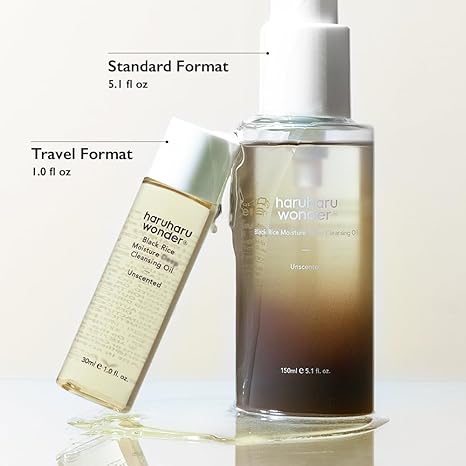 Haruharu wonder Black rice moisture deep cleansing oil (unscented)