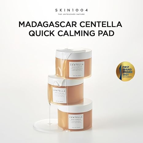 Skin1004 Madagascar Centella quick calming pad 70 pads / 130 ml / 4.39 fl. oz.
