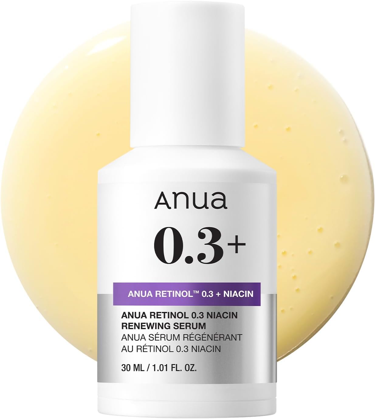 Anua Retinol Serum for Anti-Aging, Textured skin (30ml /1.01 fl.oz.)