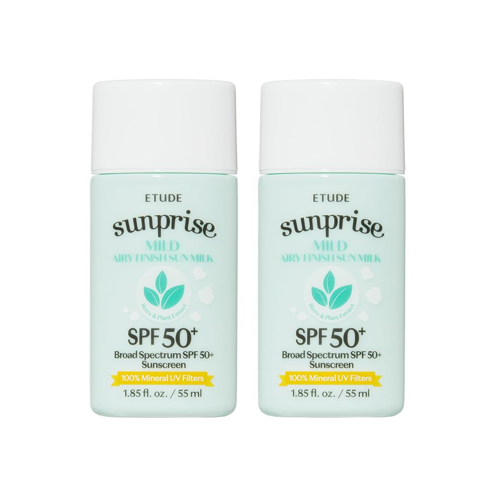 ETUDE Sunprise Mild Airy Finish Sun Milk SPF50+ | Long Lasting Protection