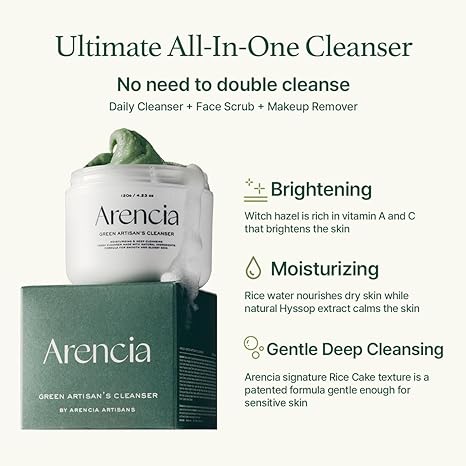 Arencia Fresh Green Cleanser 120g/4.23oz