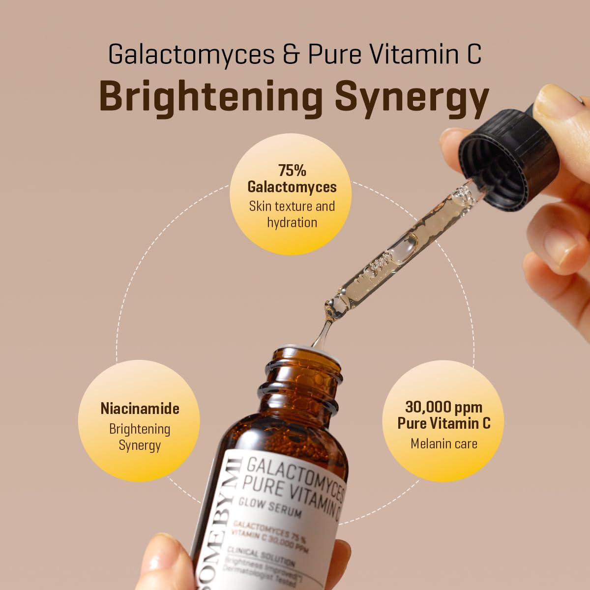 SOME BY MI Galactomyces Pure Vitamin C Glow Serum - 1.01Oz, 30ml