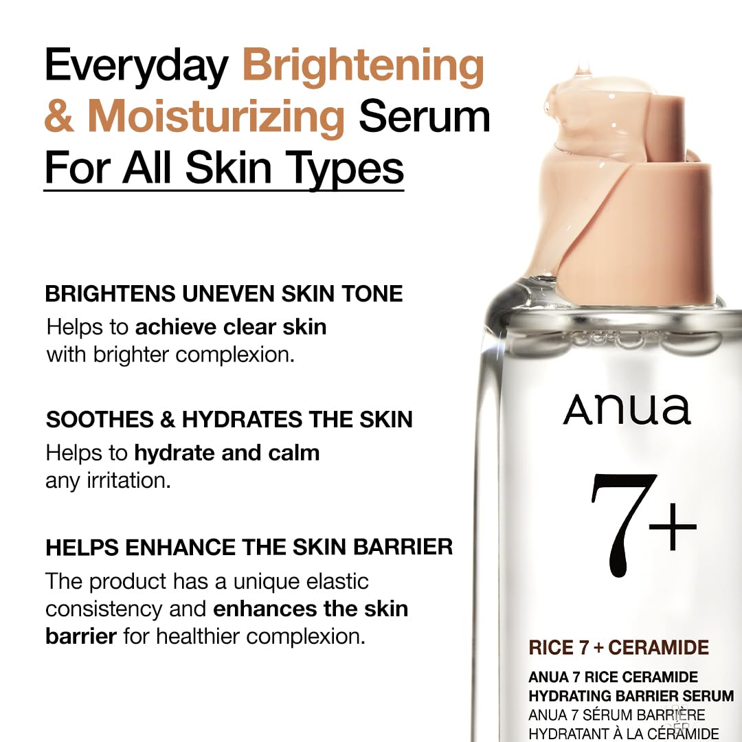 ANUA RICE CERAMIDE 7 HYDRATING BARRIER SERUM 50ml/1.69fl.oz.