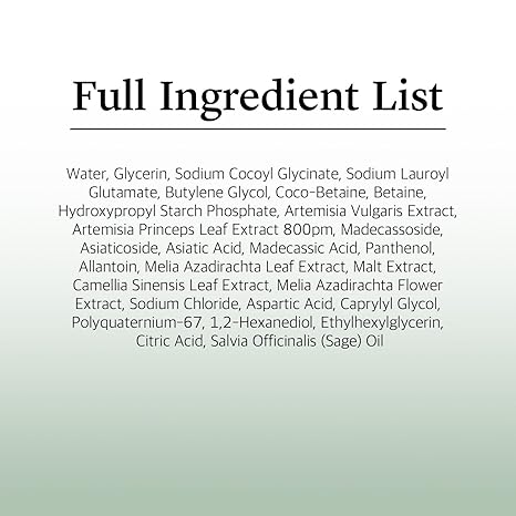 Roundlab Mugwort calming cleanser 150ml / 5.07 fl. oz