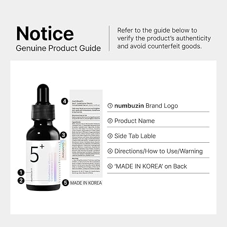 Numbuzin no. 5 vitamin concentrated serum 30 ml