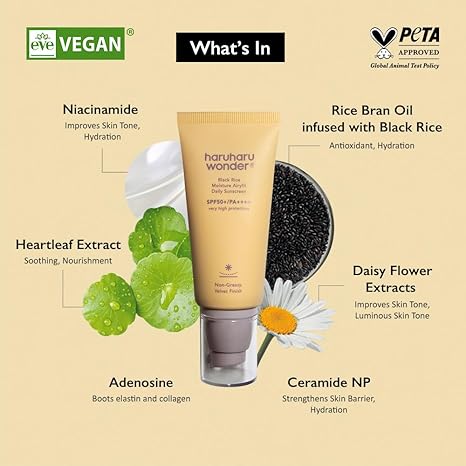 Haruharu wonder Black Rice Moisture Airyfit Daily Sunscreen 50ml