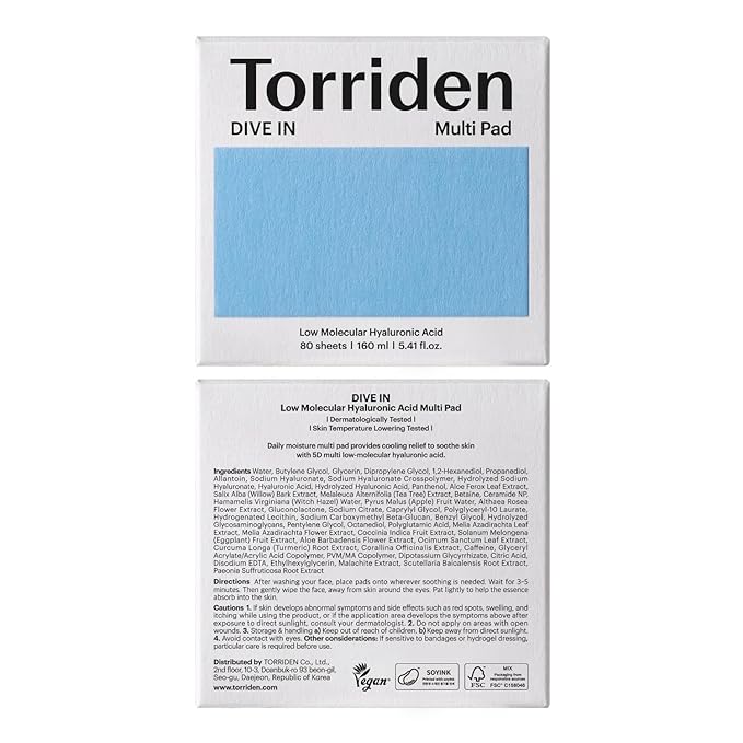 Torriden DIVE IN Multi Pad (80 pads)