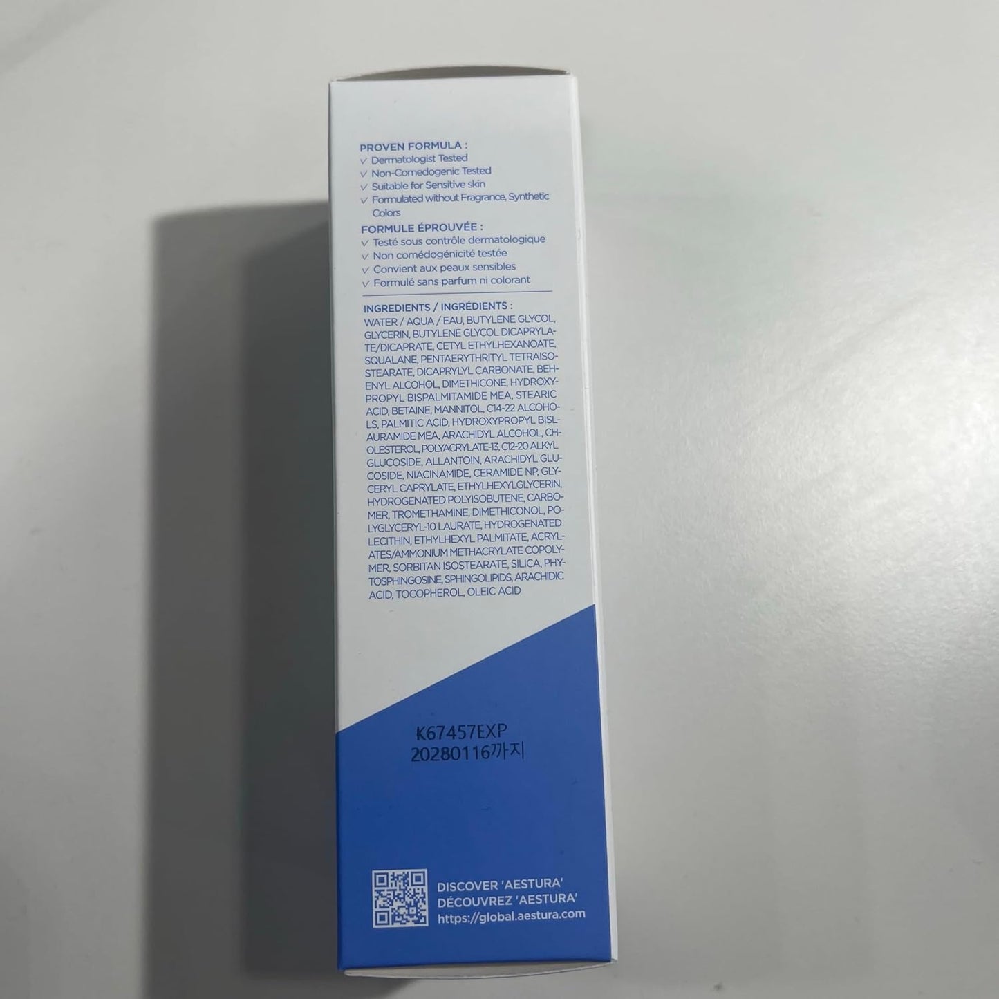 AESTURA ATOBARRIER365 Cream with Ceramide, Korean Moisturizer