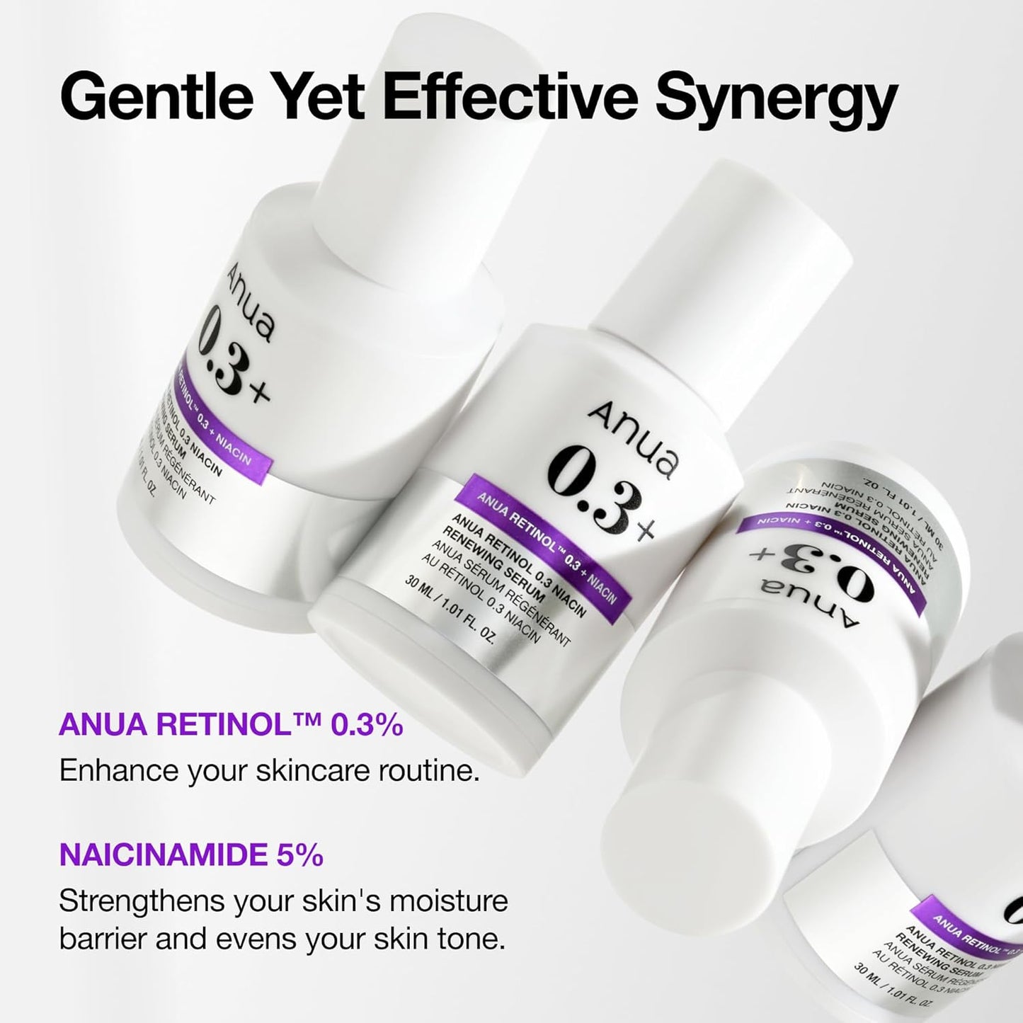 Anua Retinol Serum for Anti-Aging, Textured skin (30ml /1.01 fl.oz.)