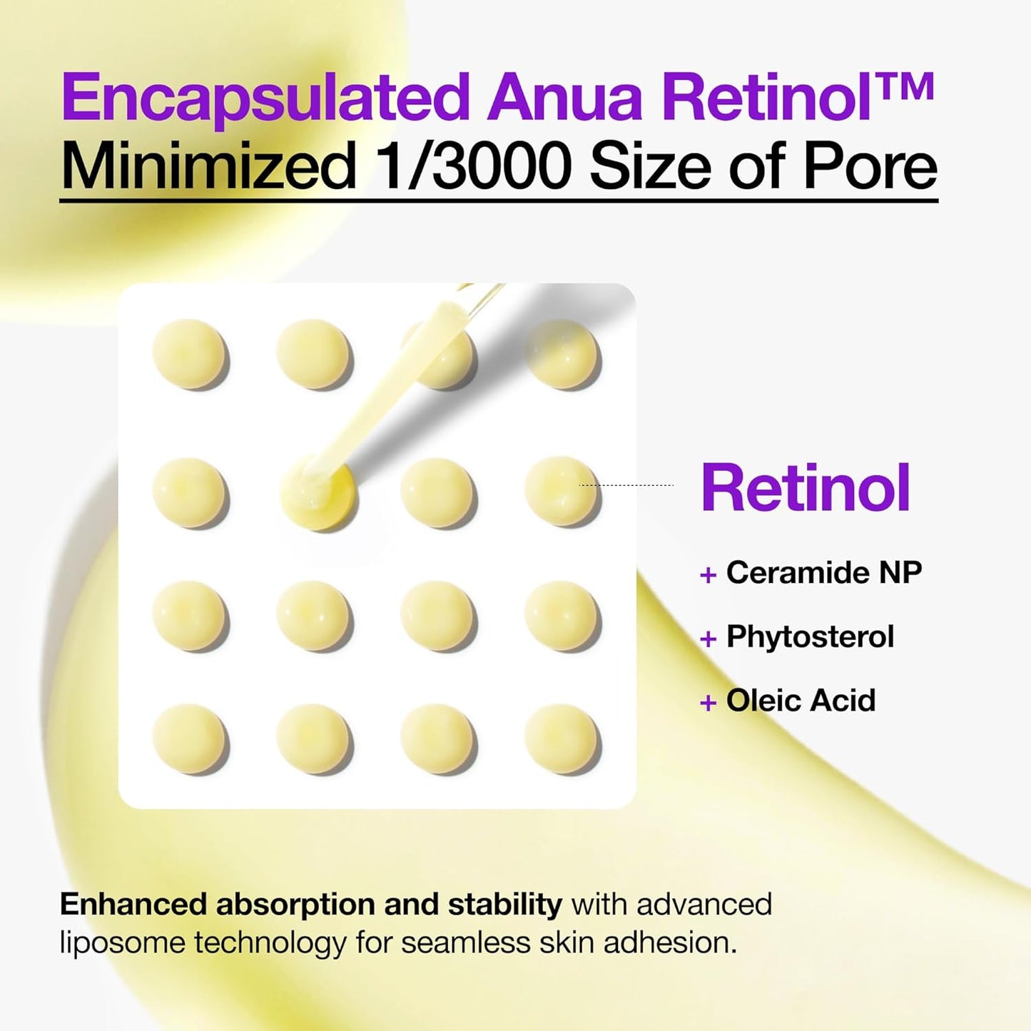 Anua Retinol Serum for Anti-Aging, Textured skin (30ml /1.01 fl.oz.)
