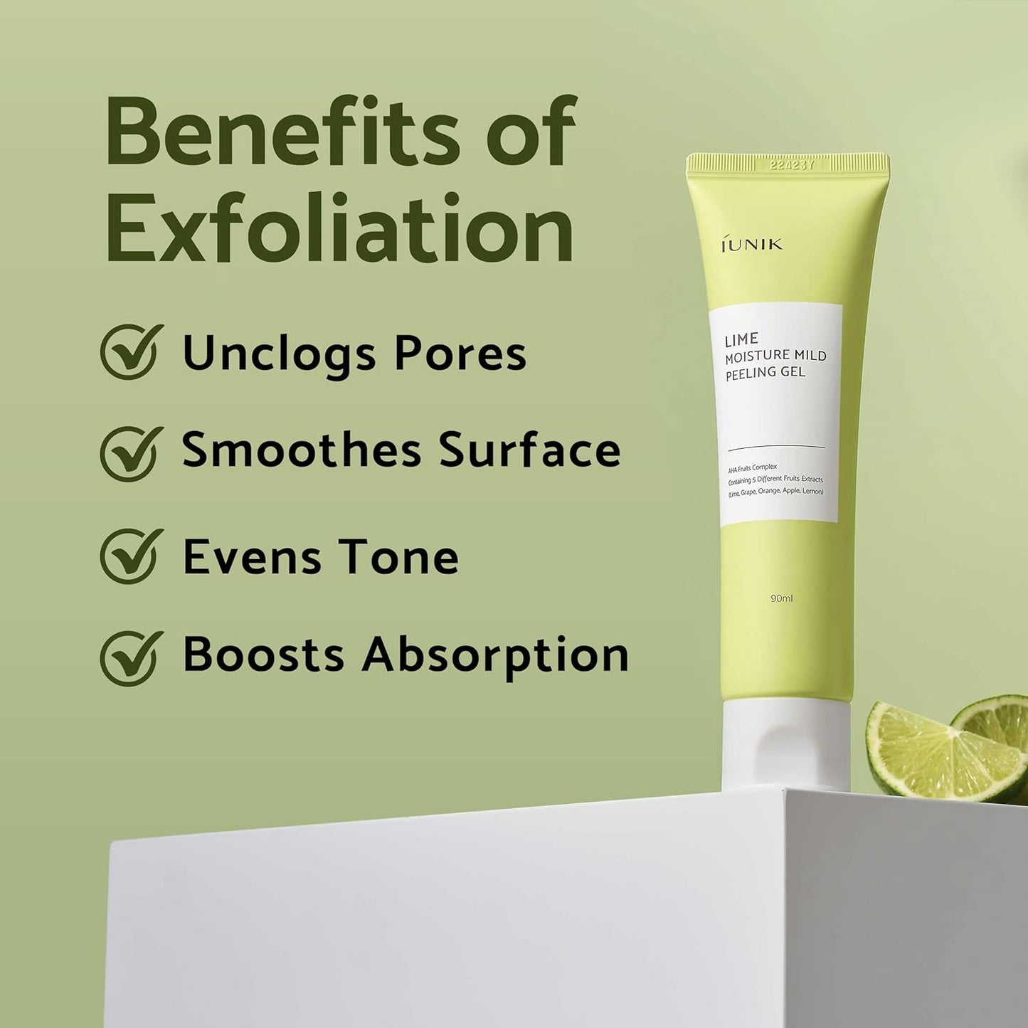 IUNIK Lime Moisture Mild Peeling Gel