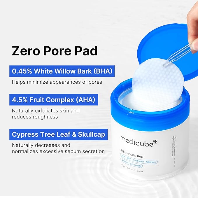 Medicube zero pore pad 2.0 155 g / 5.46 oz / 70 pads