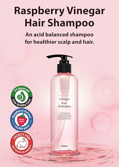 A’pieu Raspberry Vinegar hair shampoo 500 ml / 16.90 fl. Oz.