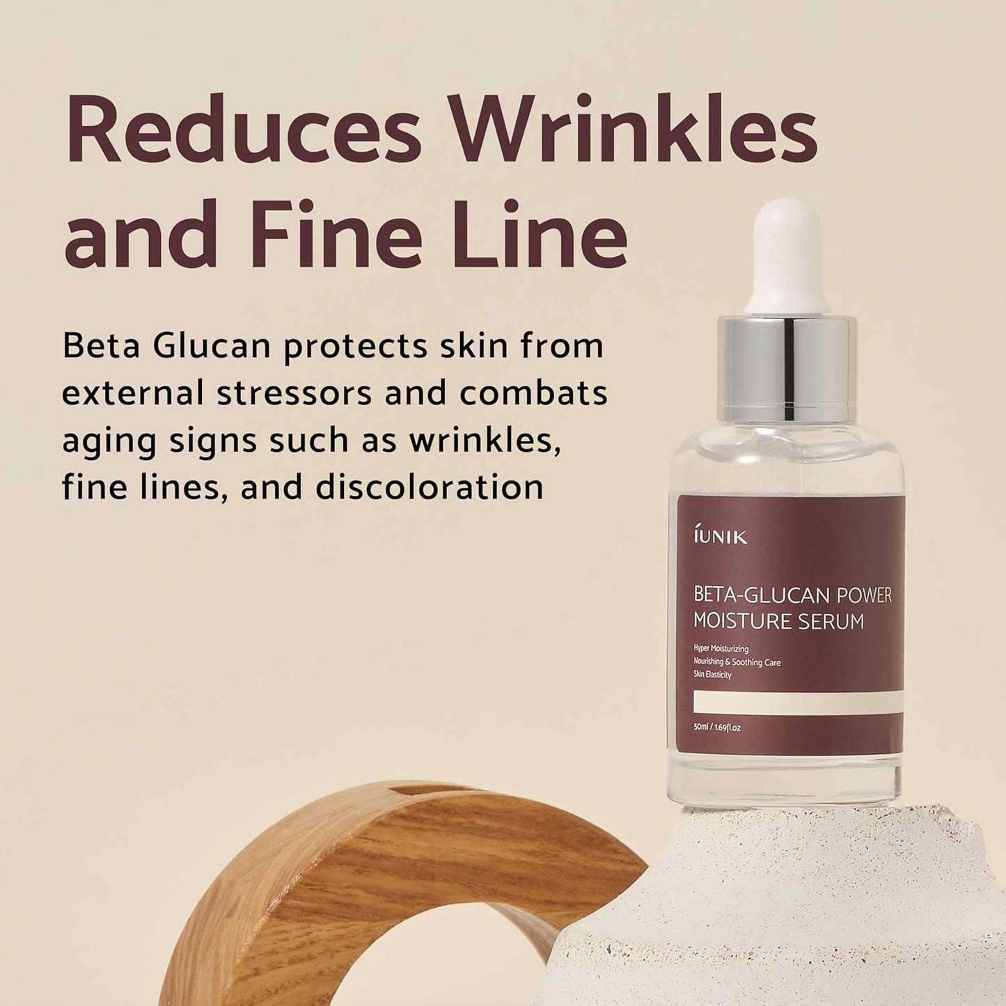 IUNIK Beta-Glucan Power Deep Moisture Vegan Serum 400,000 ppm