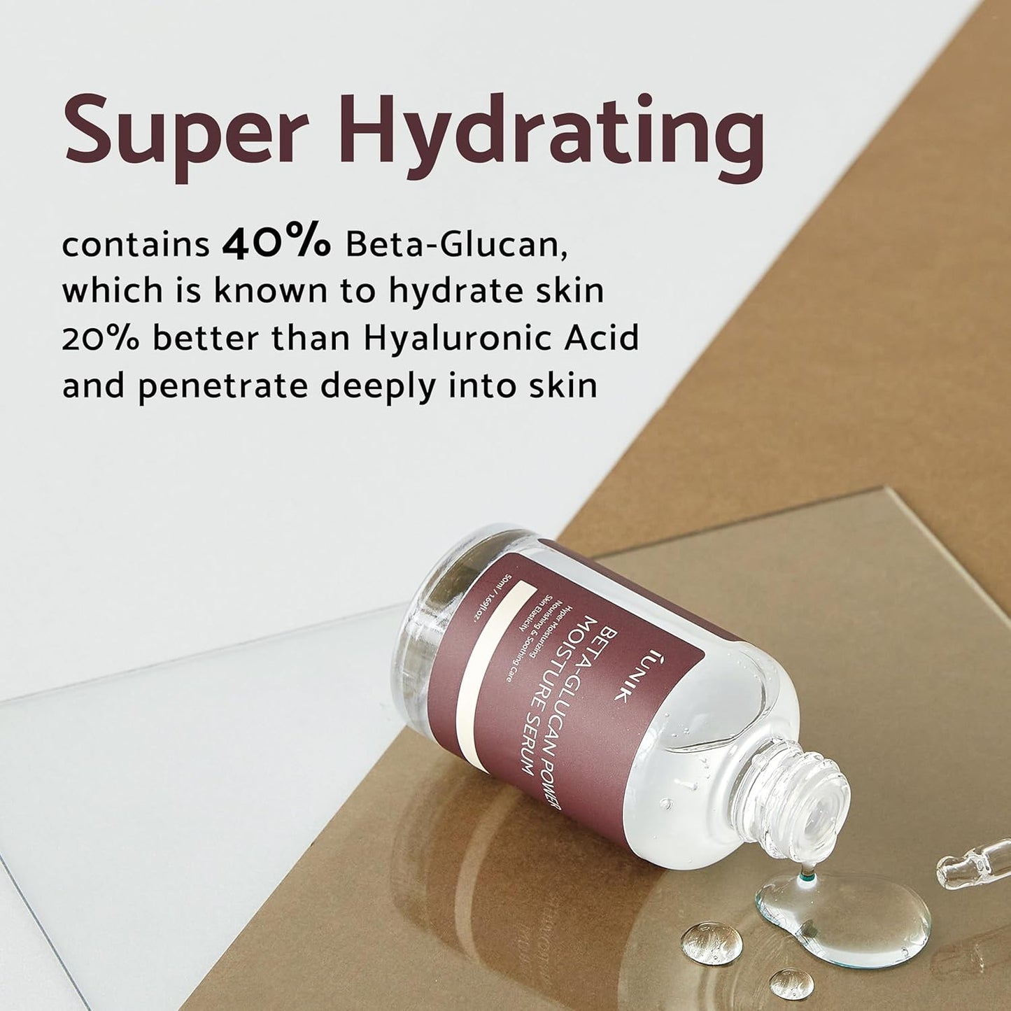 IUNIK Beta-Glucan Power Deep Moisture Vegan Serum 400,000 ppm