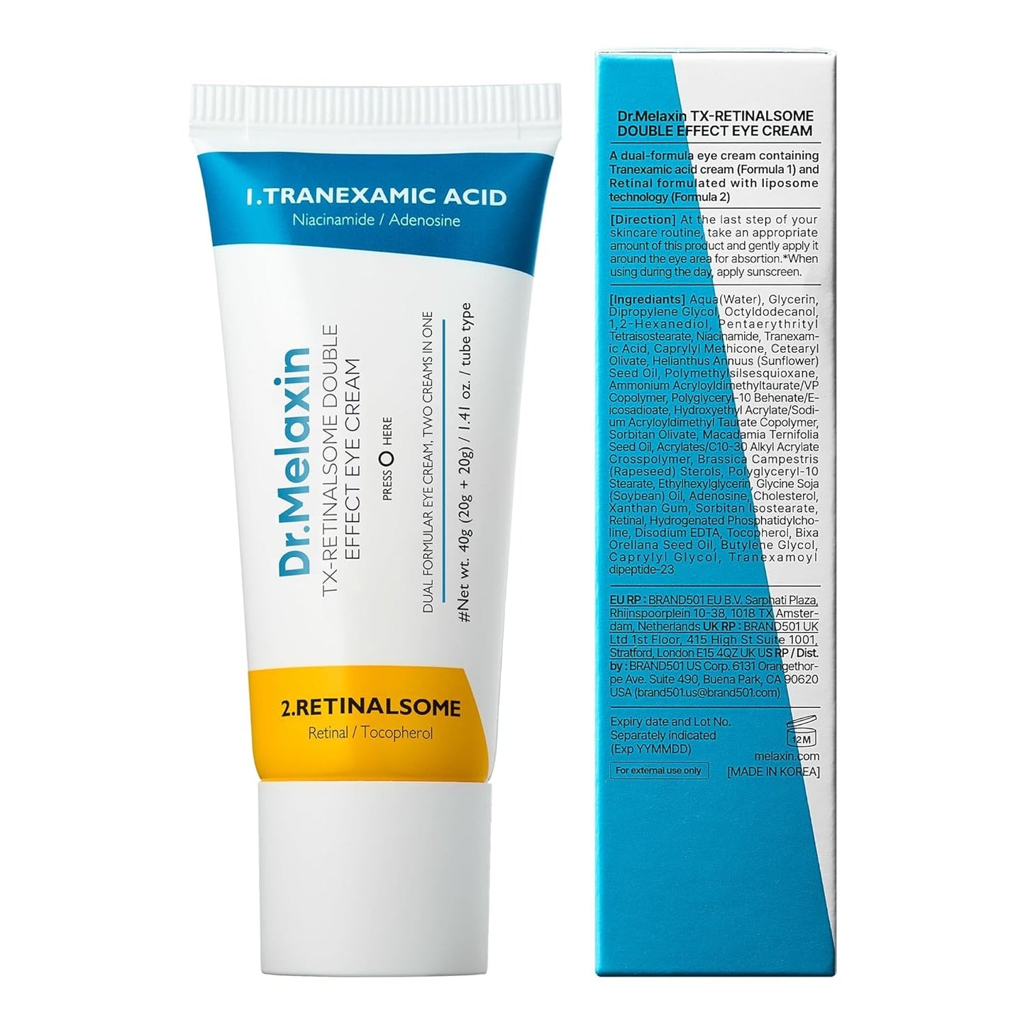 Dr. Melaxin TX-Retinalsome Double Effect Eye Cream