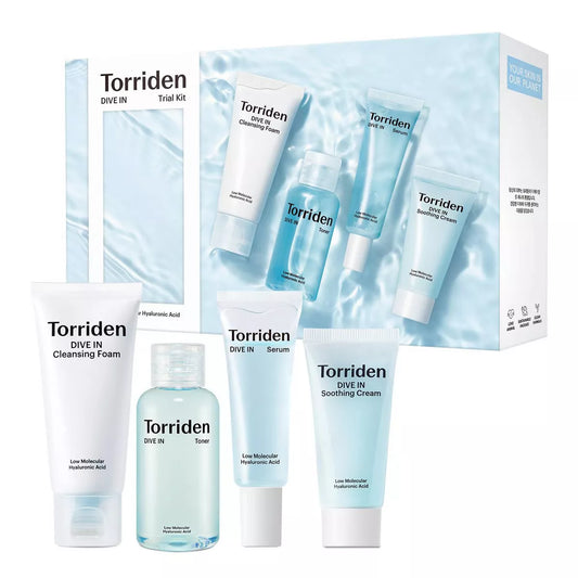Torriden Dive in Trial kit (4 sample size products)