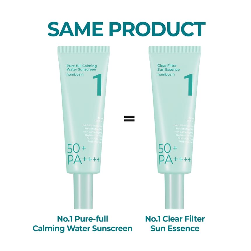 numbuzin - No.1 Clear Filter Sun Essence