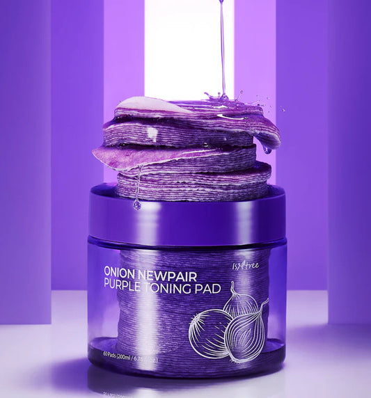 ISNTREE Onion Newpair Purple Toning Pad 60 pads