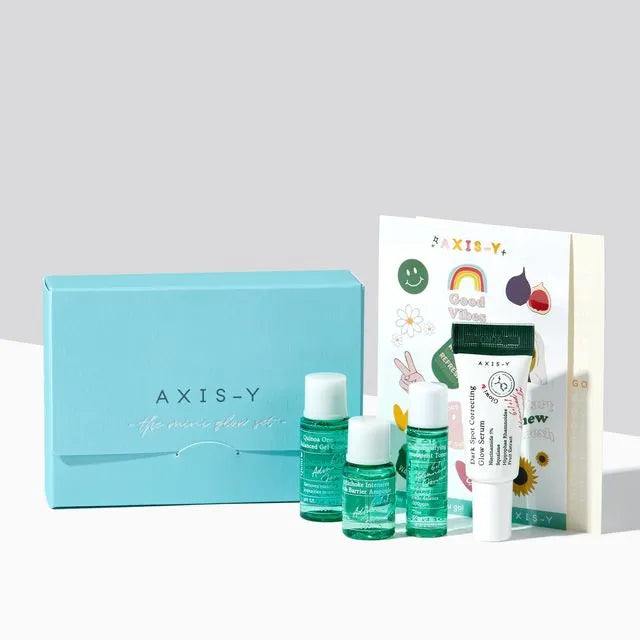 Axis-y the mini glow set (4 sample size products Gift set)