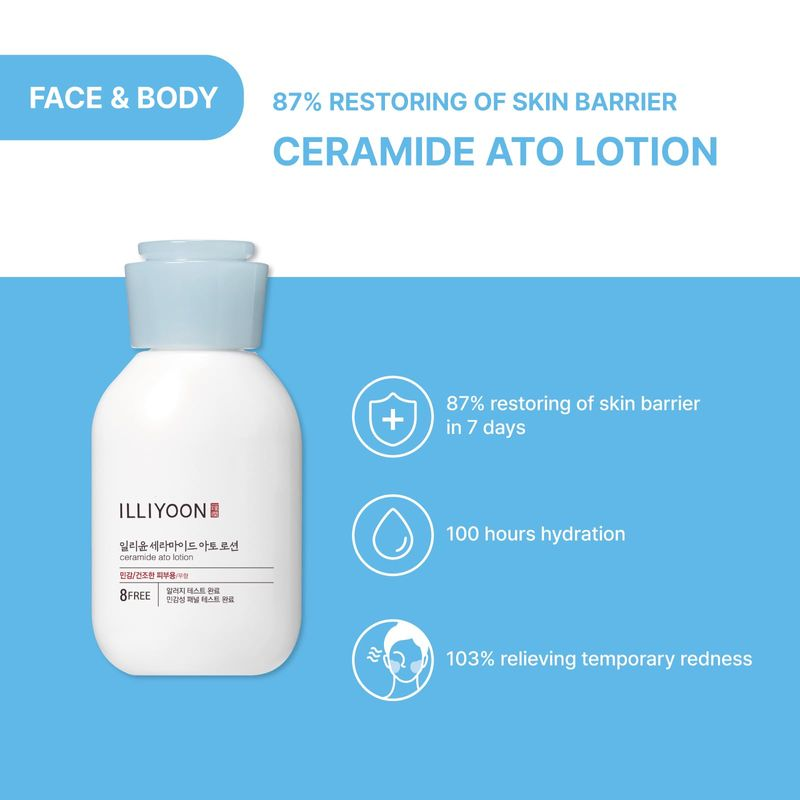 Illiyoon ceramide ato travel kit (3 sample size products)