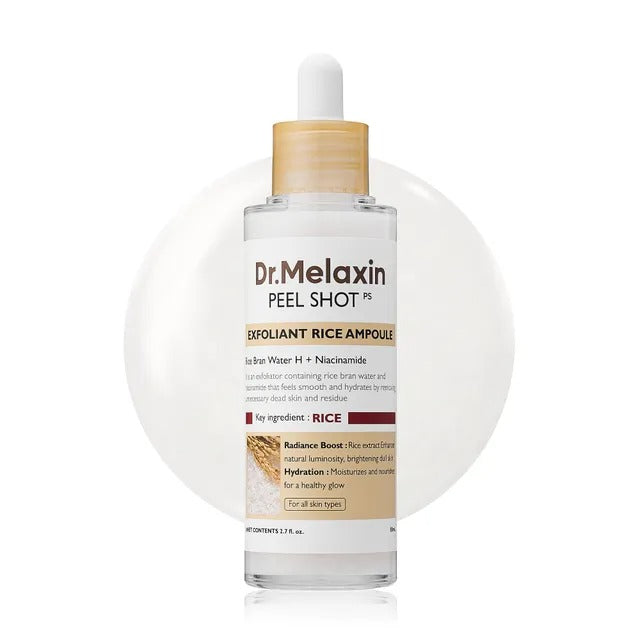 Dr. Melaxin Peel Shot Exfoliating White Rice Ampoule