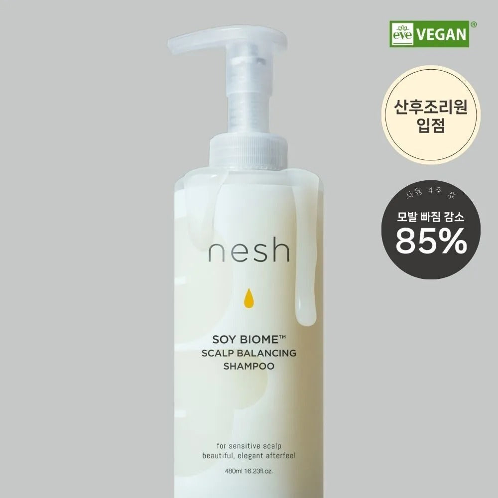 Nesh soy biome scalp balancing shampoo