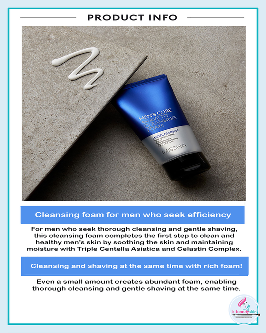 MISSHA Men’s Cure Shave to Cleansing Foam 150ml