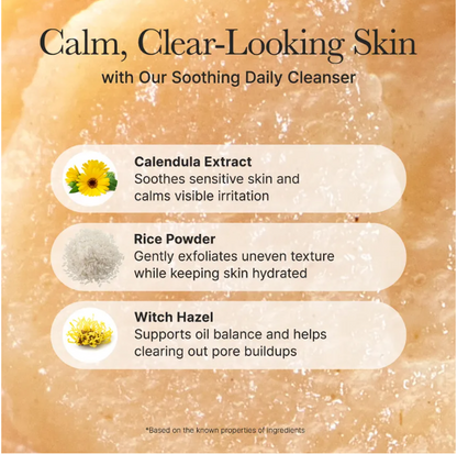 Arencia Calendula Rice Mochi Cleanser