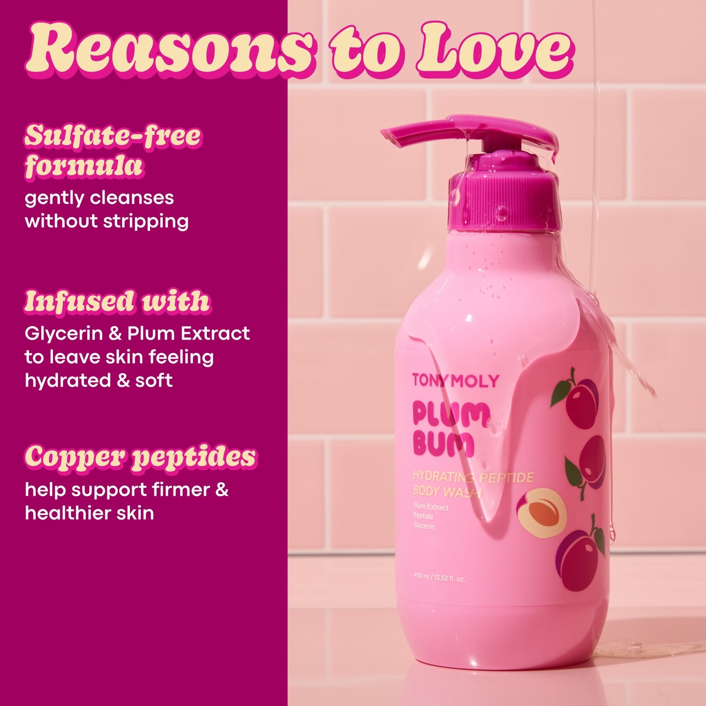 Plum Bum Hydrating Peptide Body Wash