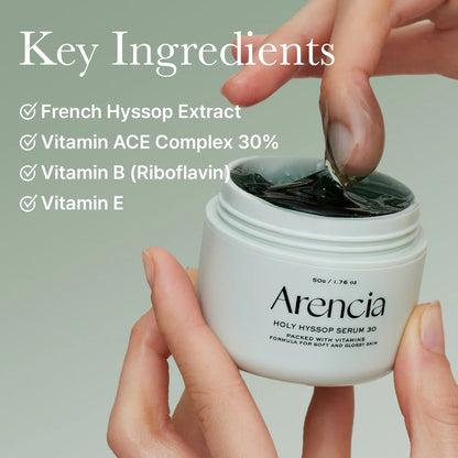 Arencia holy hyssop serum 30 50g / 1.76 oz