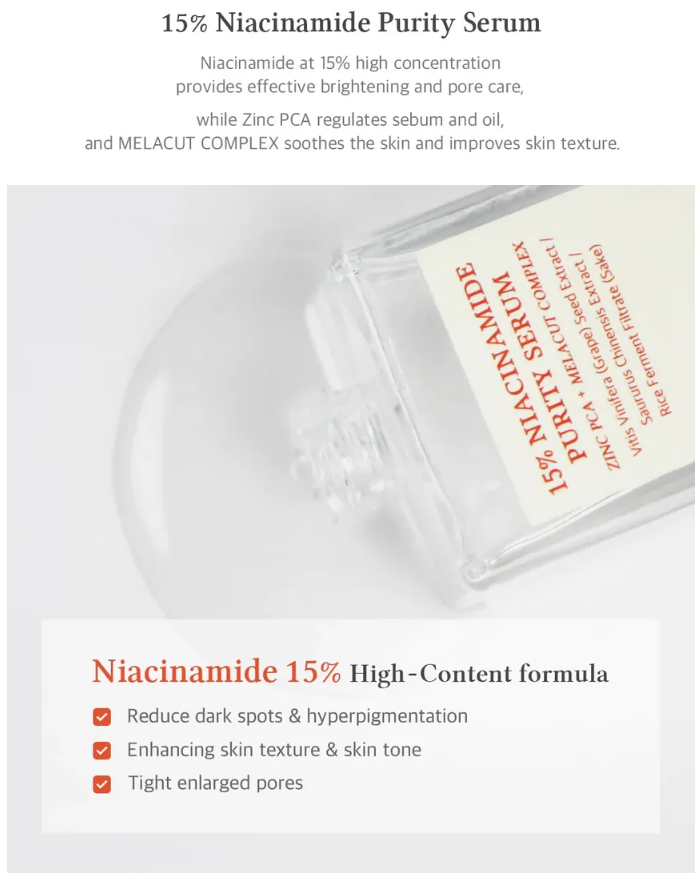 Dr.Althea 15% Niacinamide Purity Serum