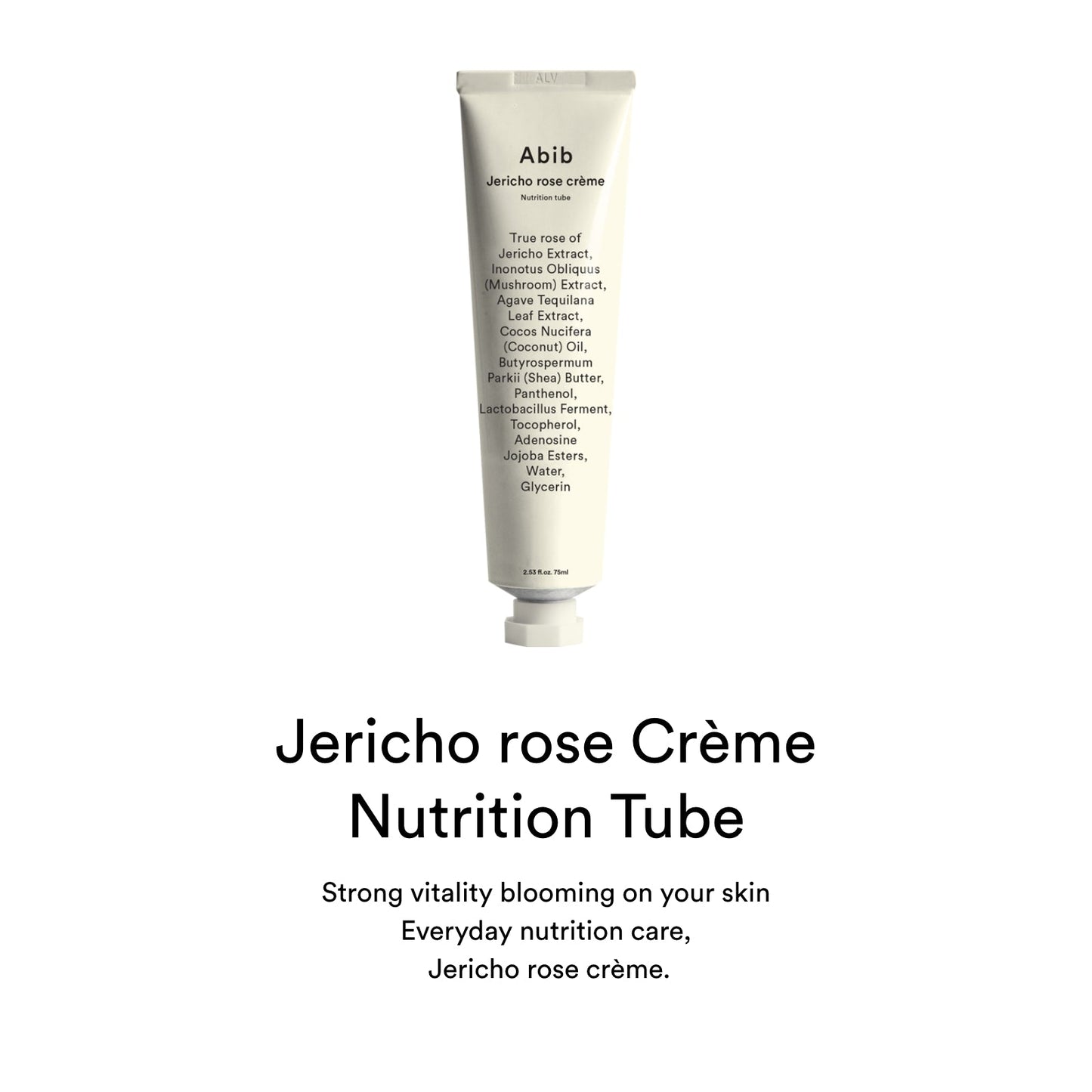 Jericho Rose Cream Nutrition Tube
