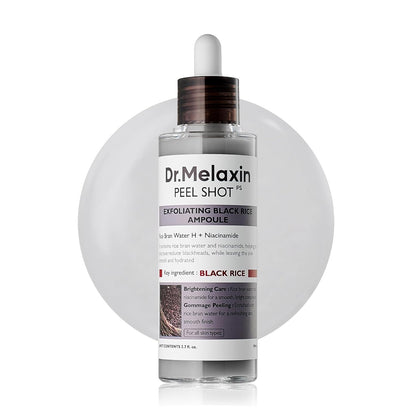 Dr. Melaxin Peel Shot Exfoliating Black Rice Ampoule