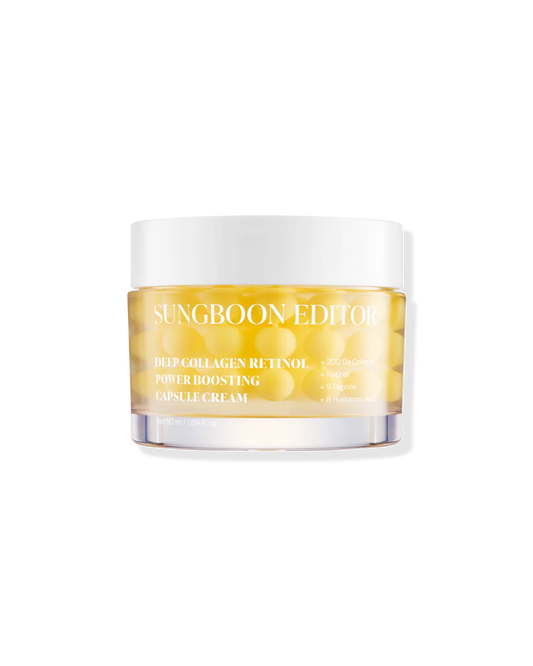 Sungboon editor deep collagen retinol power boosting capsule cream 50 ml
