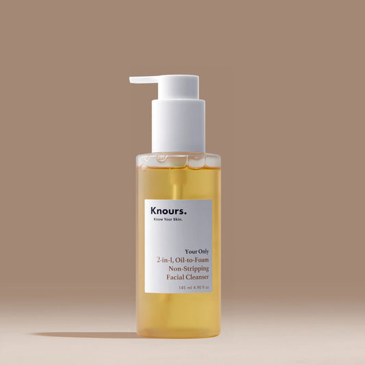 Knours 2-in-1-oil - to- foam Non-stripping facial Cleanser 145 ml