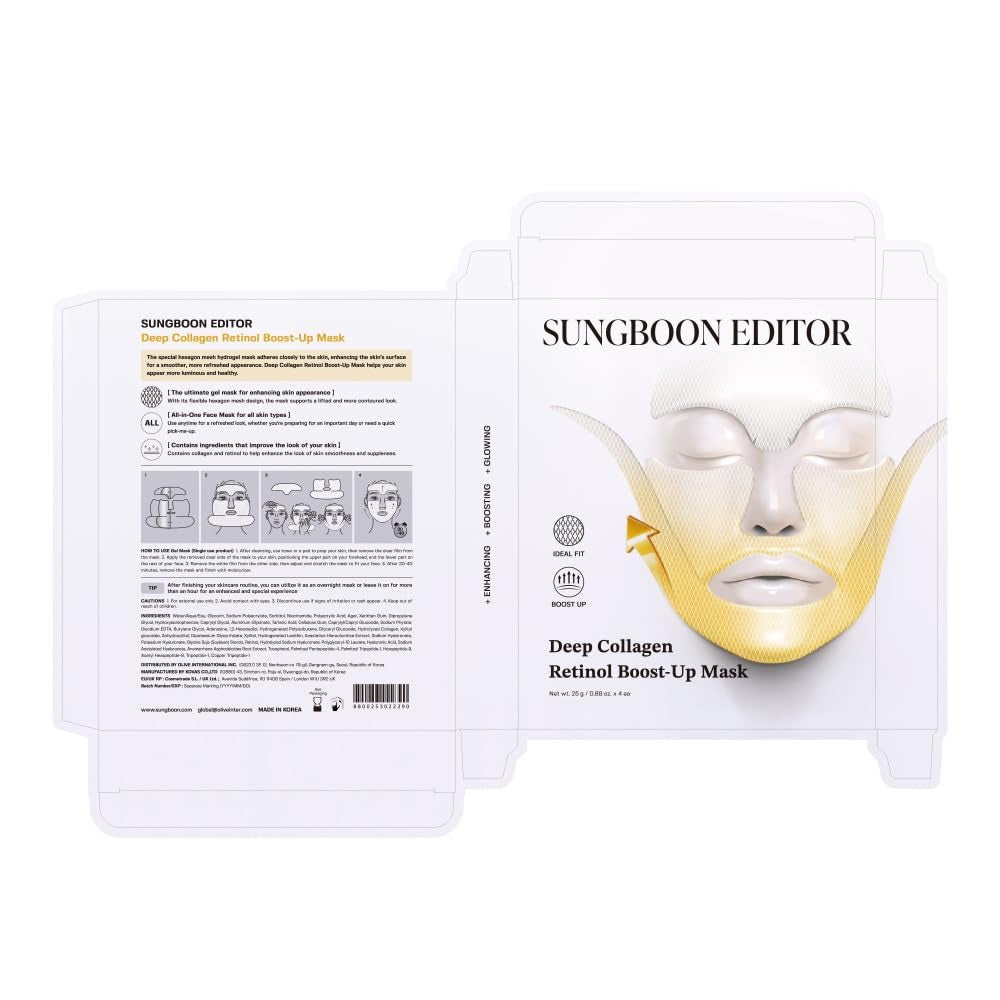 SUNGBOON EDITOR Deep Collagen Retinol Boost-Up Mask