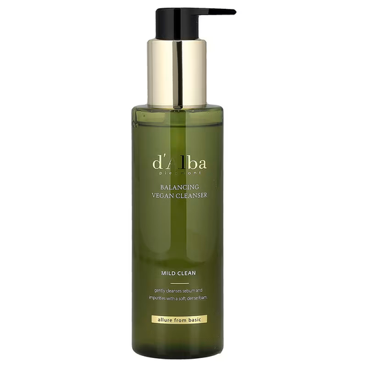 D’alba mild skin balancing vegan cleanser 200ml / 6.76 fl.oz.
