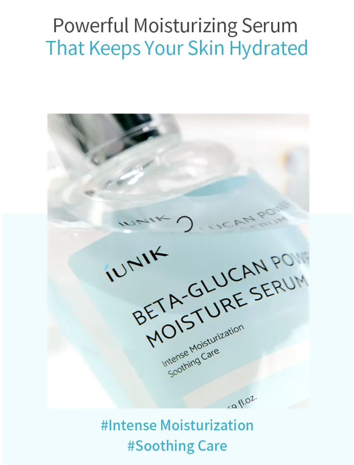 Iunik Beta-Glucan Power Moisture Serum