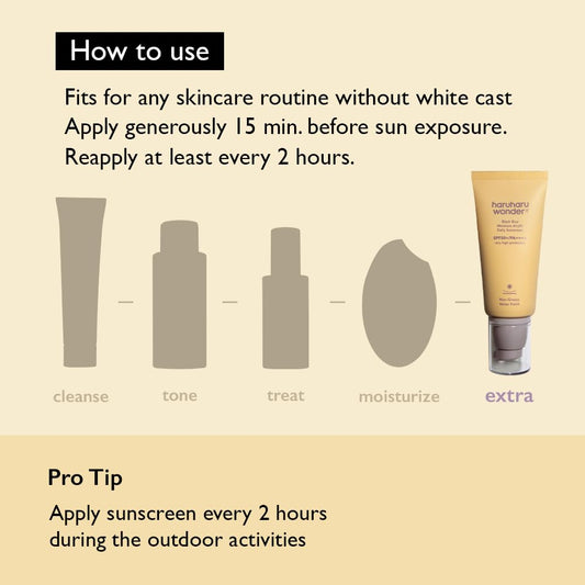 Haruharu wonder Black Rice Moisture Airyfit Daily Sunscreen 50ml