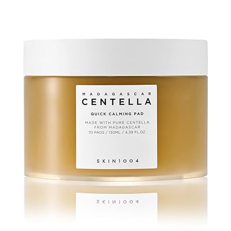 Skin1004 Madagascar Centella quick calming pad 70 pads / 130 ml / 4.39 fl. oz.