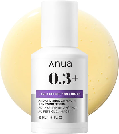 Anua Retinol Serum for Anti-Aging, Textured skin (30ml /1.01 fl.oz.)