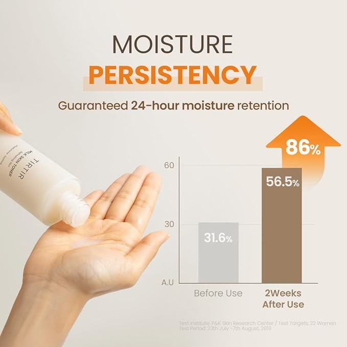 Tirtir milk skin refreshing skin toner 150 ml / 5.07 fl. oz.