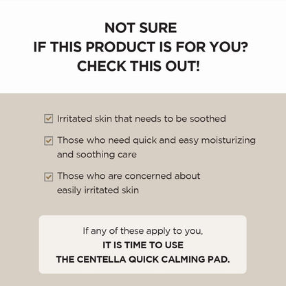 Skin1004 Madagascar Centella quick calming pad 70 pads / 130 ml / 4.39 fl. oz.