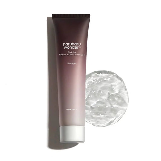 Haruharu wonder black rice moisture 5.5 soft cleansing gel unscented 100ml / 3.38 fl. oz.
